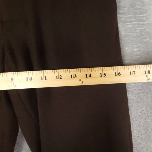 Vince Womens Pants Dress Career Brown S Mid Rise Flat Front Wool Blend Small New - Picture 4 of 11